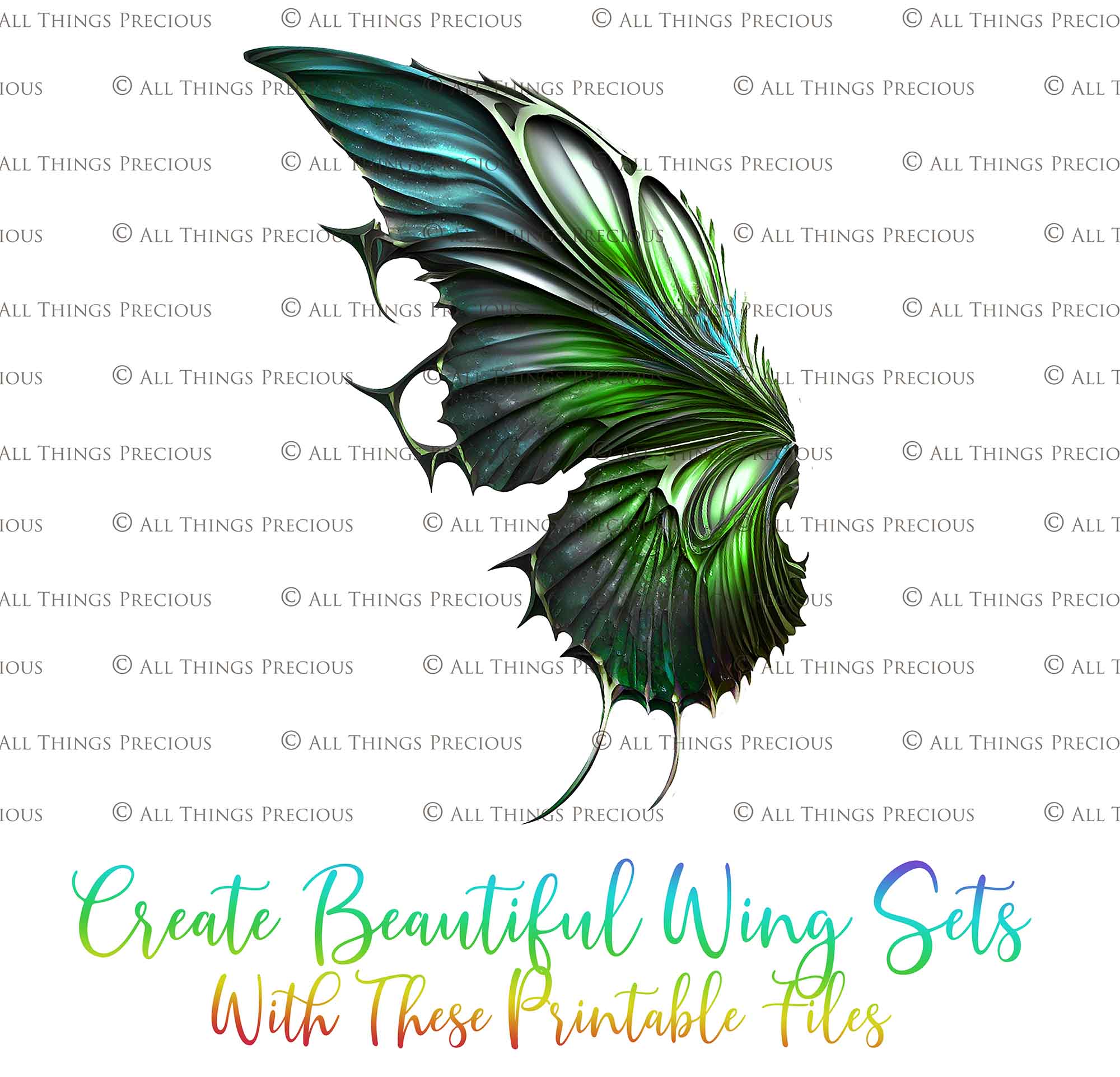 PRINTABLE FAIRY WINGS Set 53